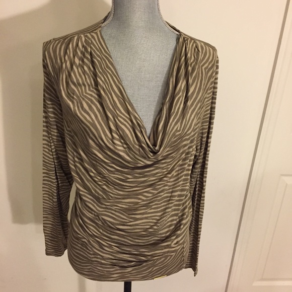 MICHAEL KORS - Safari Green Cowl Neck - (1X) ~ NWT - Picture 3 of 8